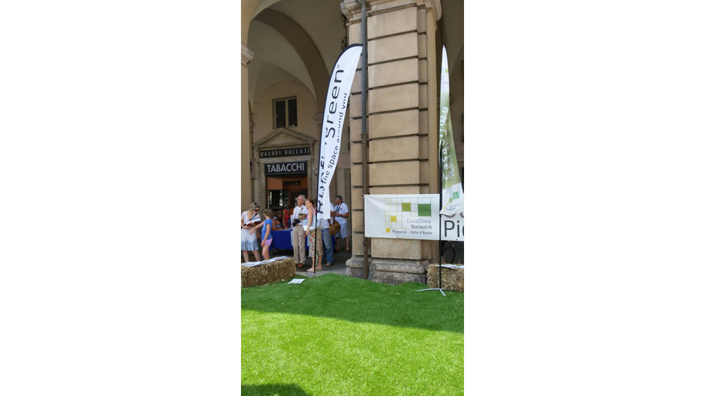 Allestimento Roofingreen per CasaClima ad Alessandria