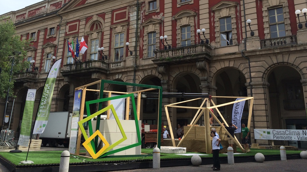 Allestimento Roofingreen per CasaClima ad Alessandria