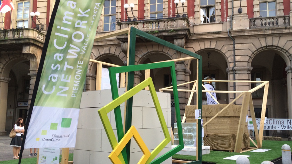 Allestimento Roofingreen per CasaClima ad Alessandria