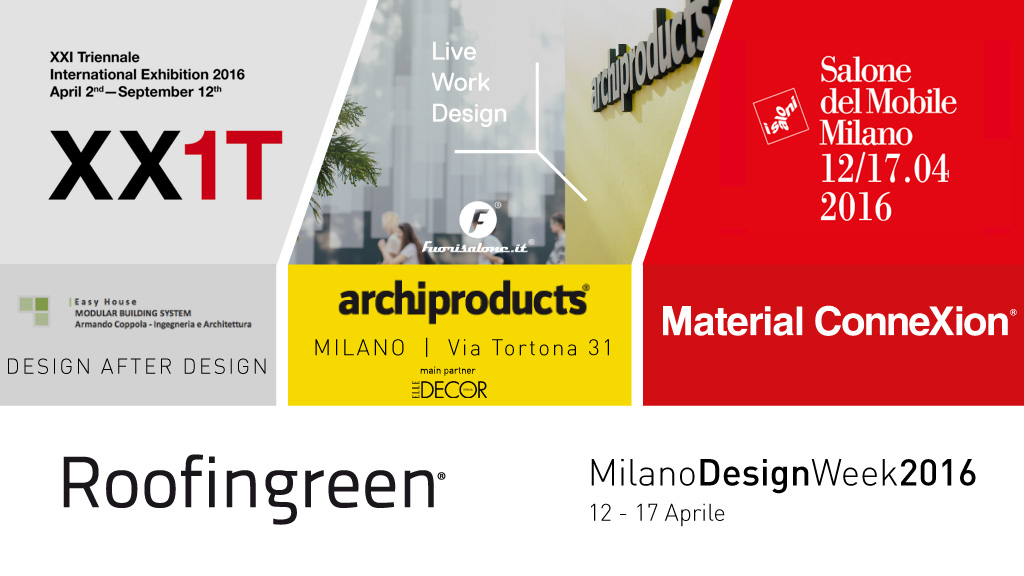 Roofingreen alla Milano Design Week