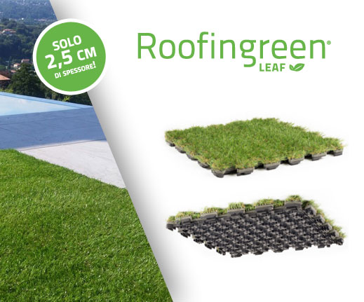 Roofingreen LEAF, la nuova interpretazione dell’erba sintetica per giardino