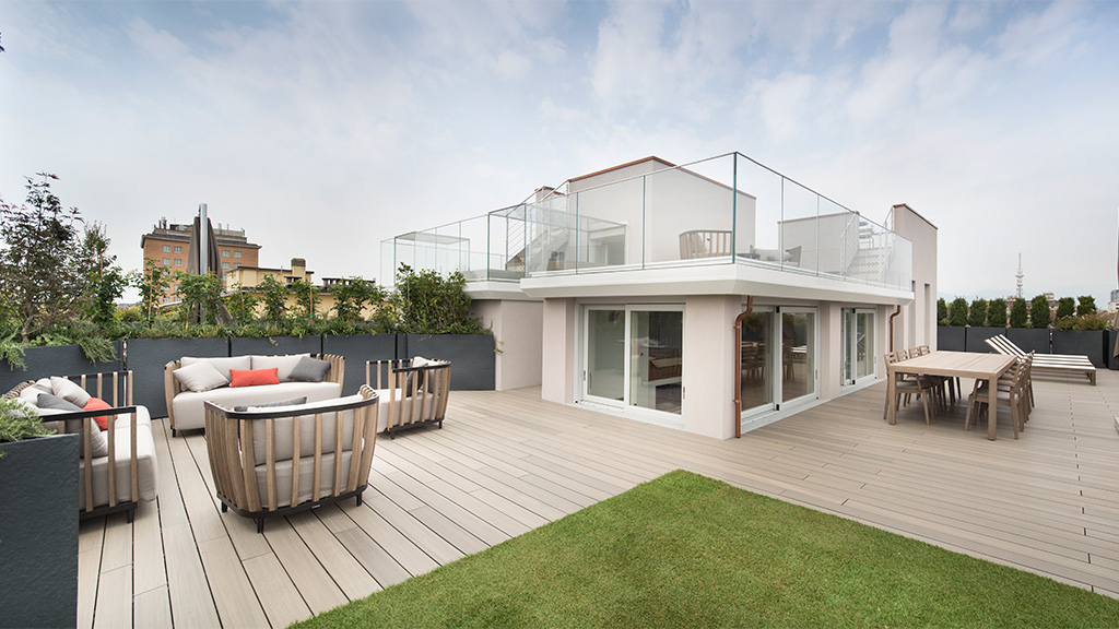 Tetto piano Roofingreen - Via Lagrange 12