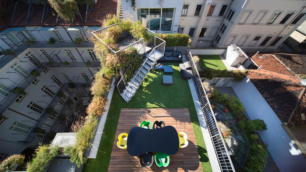 Roofingreen tetto verde panoramico The Number 6