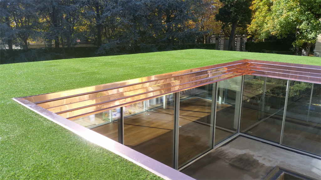 Tetto verde Roofingreen showroom Canavese