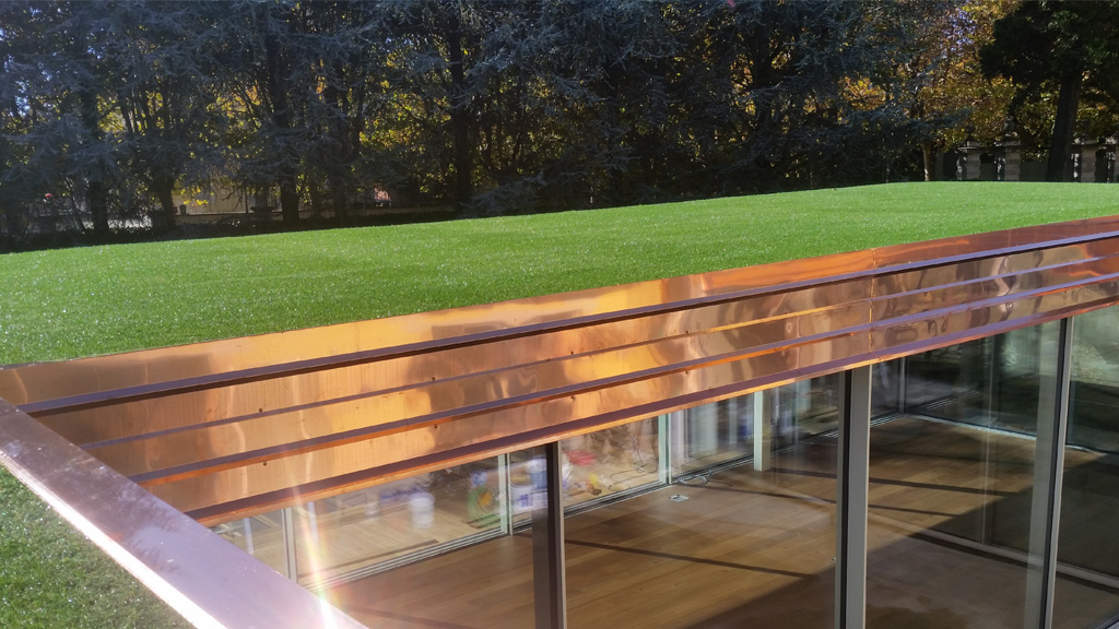 Tetto verde Roofingreen showroom Canavese