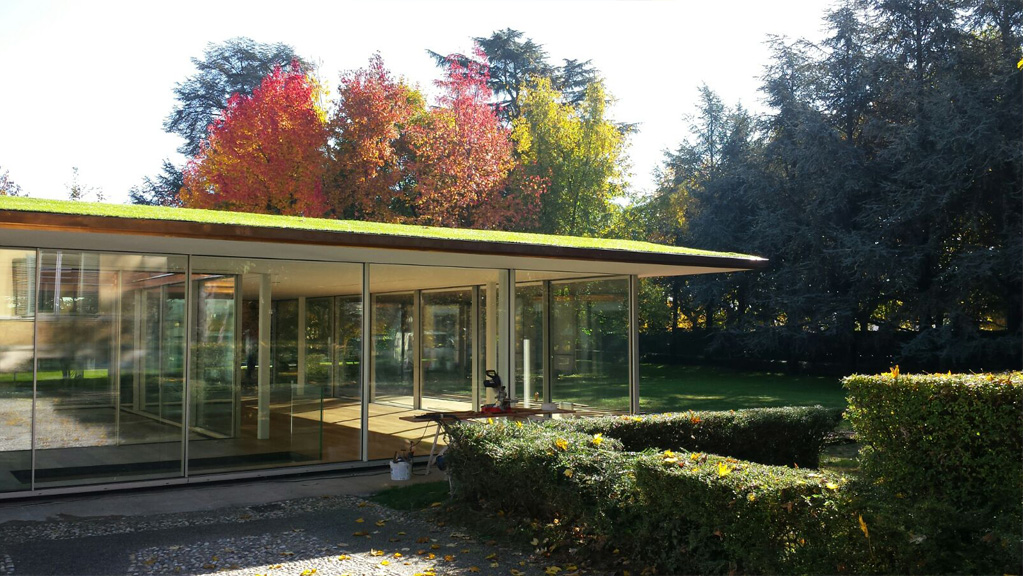 Tetto verde Roofingreen showroom Canavese