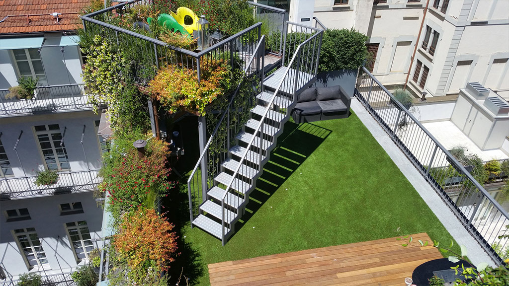 Roofingreen tetto verde panoramico The Number 6