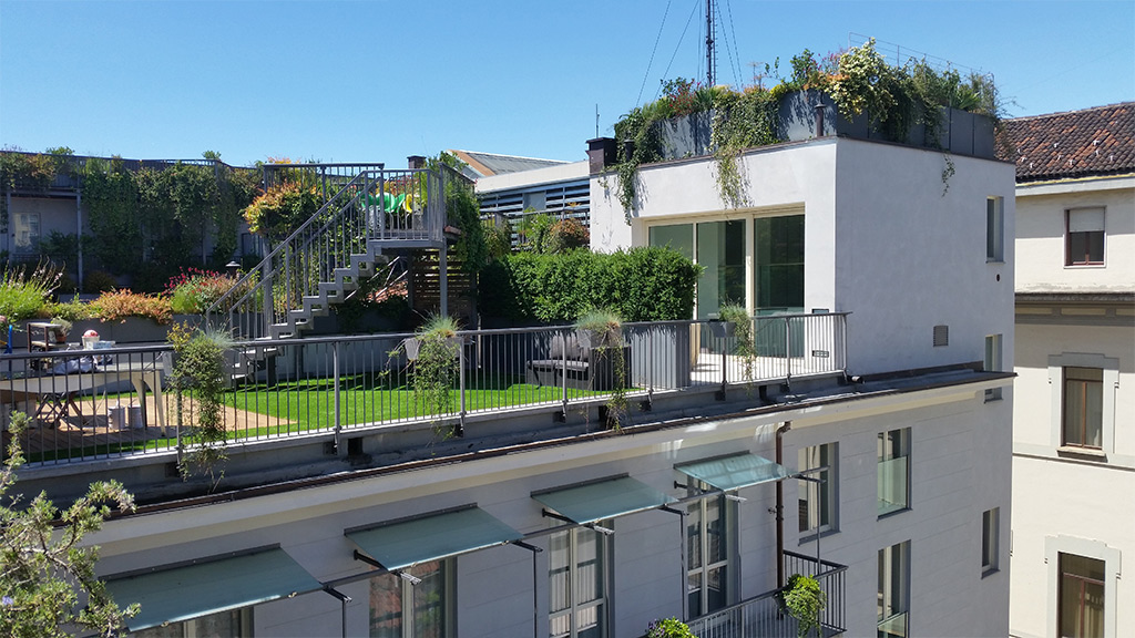 Roofingreen tetto verde panoramico The Number 6