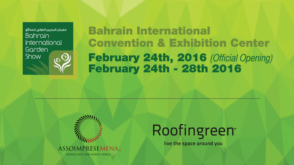 Roofingreen at the Bahrain International Garden Show