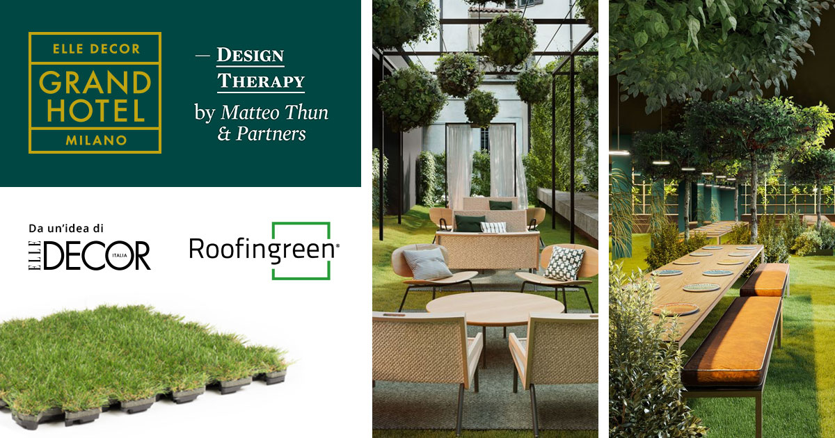 Roofingreen for Elle Decor Grand Hotel 2019