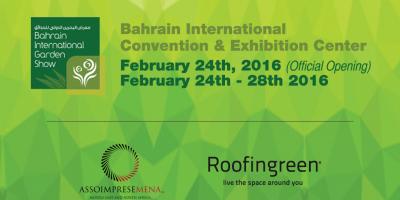 Roofingreen in Bahrain per l'International Garden Show