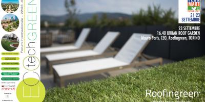 Tetti verdi e urban roof garden all'ECOtechGREEN 2016